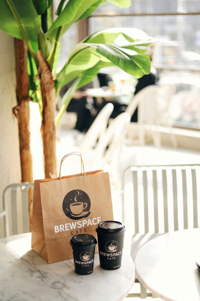sunlit coffee break at brewspace cafe
